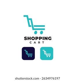 Safe shopping vector logo design template. Trusted choice shopping cart logo icon design Vector