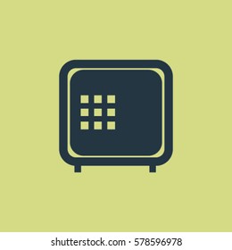 Safe sign icon