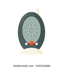 Safe sleeping. Baby monitor vector illustration. Isolated on white background.