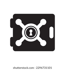 Safe storage symbol icon, logo vector illustration design template