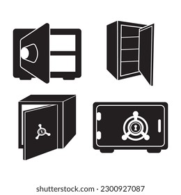 Safe storage symbol icon, logo vector illustration design template