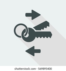 Safe transfer - Flat minimal icon
