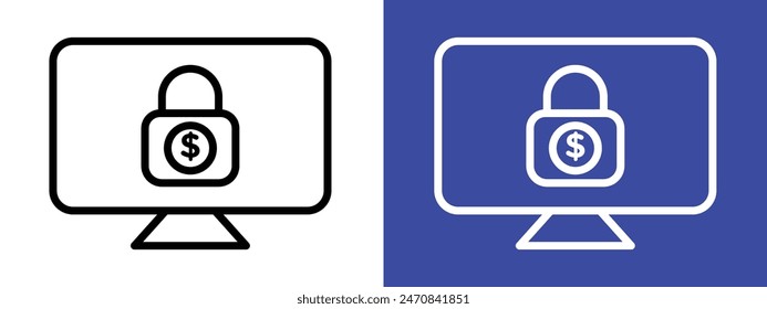 Safe transfer icon logo set vector