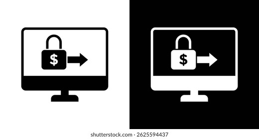 Safe transfer icon vector, solid logo illustration, pictogram