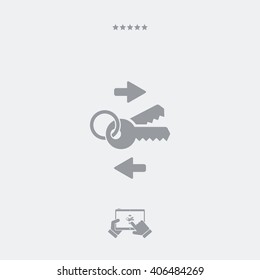 Safe transfer - Single isolated icon