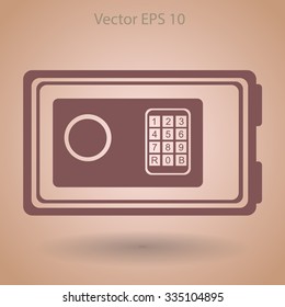 safe for valuables vector illustration