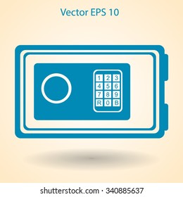 safe for valuables vector illustration