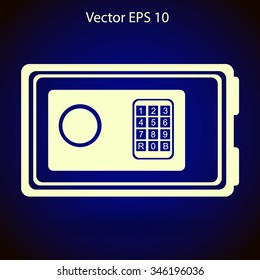 safe for valuables vector illustration