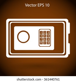 safe for valuables vector illustration