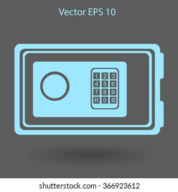 safe for valuables vector illustration