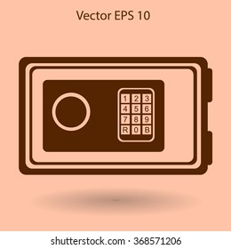 safe for valuables vector illustration