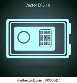 safe for valuables vector illustration