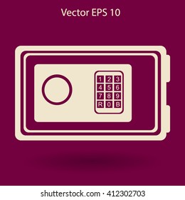safe for valuables vector illustration