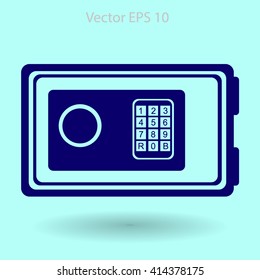 safe for valuables vector illustration
