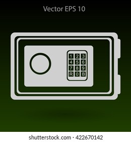 safe for valuables vector illustration