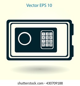 safe for valuables vector illustration