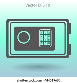 safe for valuables vector illustration