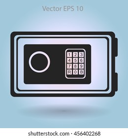 safe for valuables vector illustration