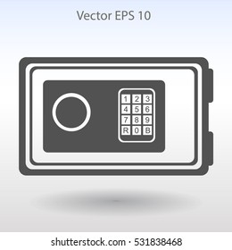 safe for valuables vector illustration
