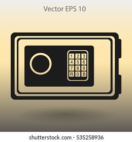 safe for valuables vector illustration