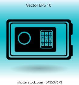 safe for valuables vector illustration