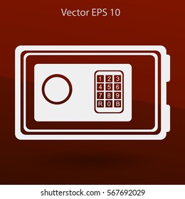 safe for valuables vector illustration