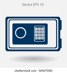 safe for valuables vector illustration