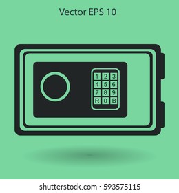 safe for valuables vector illustration