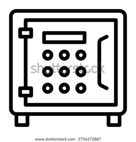 Safe Vault Secure Money Icon
