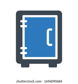 icono de color de glifo vector seguro 