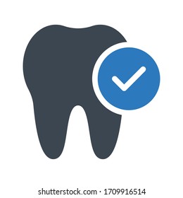 safe vector glyph color icon 