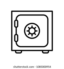 Safe vector icon