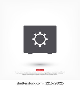 Safe Vector icon