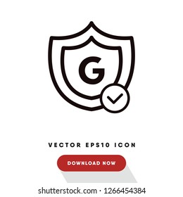 Safe vector icon