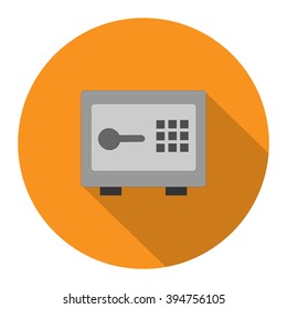 Safe vector icon. 