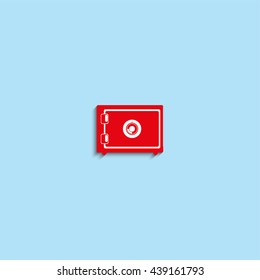 Safe. Vector icon.