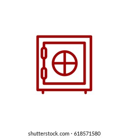 Safe vector icon