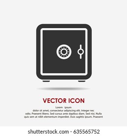 Safe vector icon