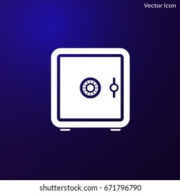 Safe vector icon