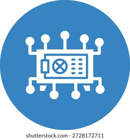 Illustration zum sicheren Vektorsymbol-Design