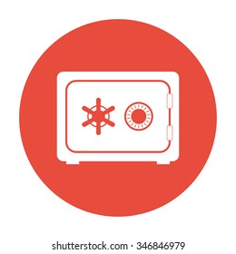 Safe vector icon, vector eps 10 illustration