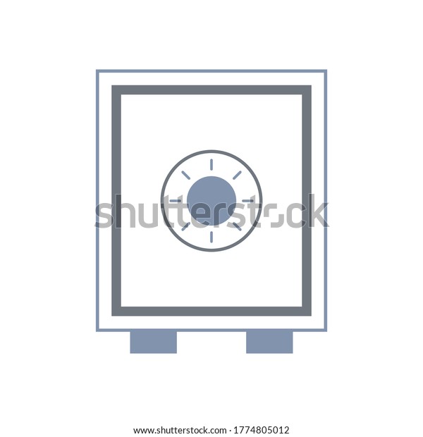 safe vector icon logo\
design