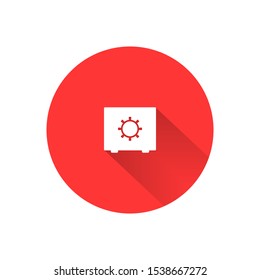 Safe Vector icon . Lorem Ipsum Illustration design