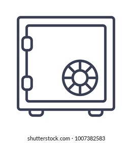 safe vector illustration