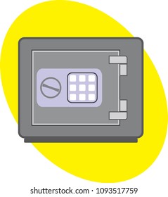 safe vector illustration