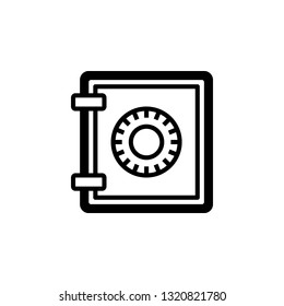Safe, vector. This icon use for admin panels, website, interfaces, mobile apps
