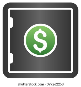 Safe vector toolbar icon for software design. Style is a gradient icon symbol on a white background.