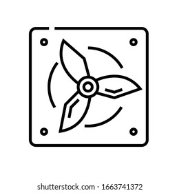 Safe view line icon, concept sign, outline vector illustration, linear symbol.