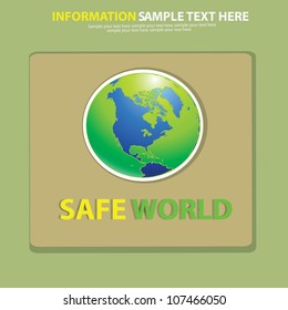 Safe world,Vector