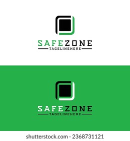 Safe Zone Initial Minimal Logo Design